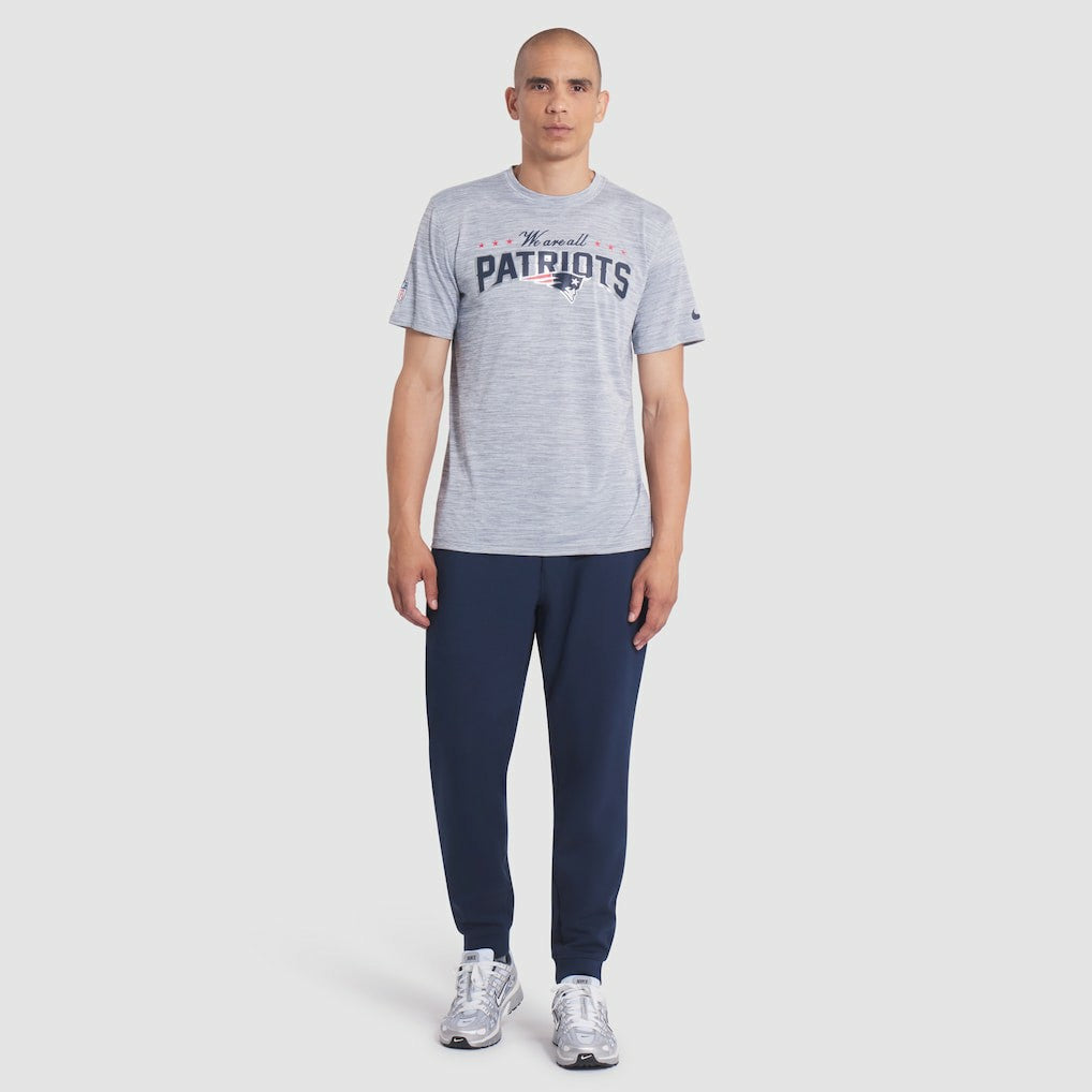 New England Patriots 2025 Rivalries Collection Sideline Velocity Dri-FIT T-Shirt - Silver | Nike for sale