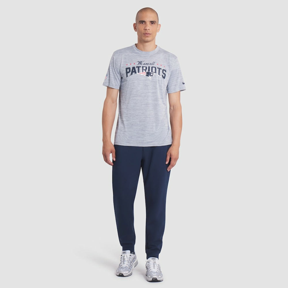 New England Patriots 2025 Rivalries Collection Sideline Velocity Dri-FIT T-Shirt - Silver | Nike for sale