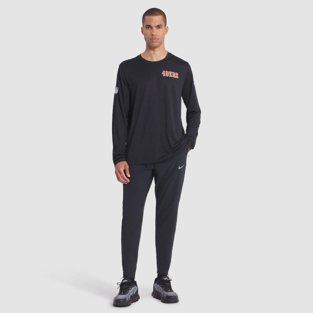 San Francisco 49ers 2025 Rivalries Collection Sideline Legend Dri-FIT Long Sleeve T-Shirt - Black | Nike on sale
