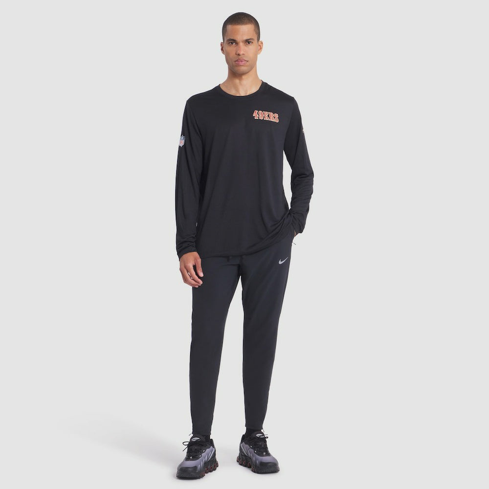 San Francisco 49ers 2025 Rivalries Collection Sideline Legend Dri-FIT Long Sleeve T-Shirt - Black | Nike on sale