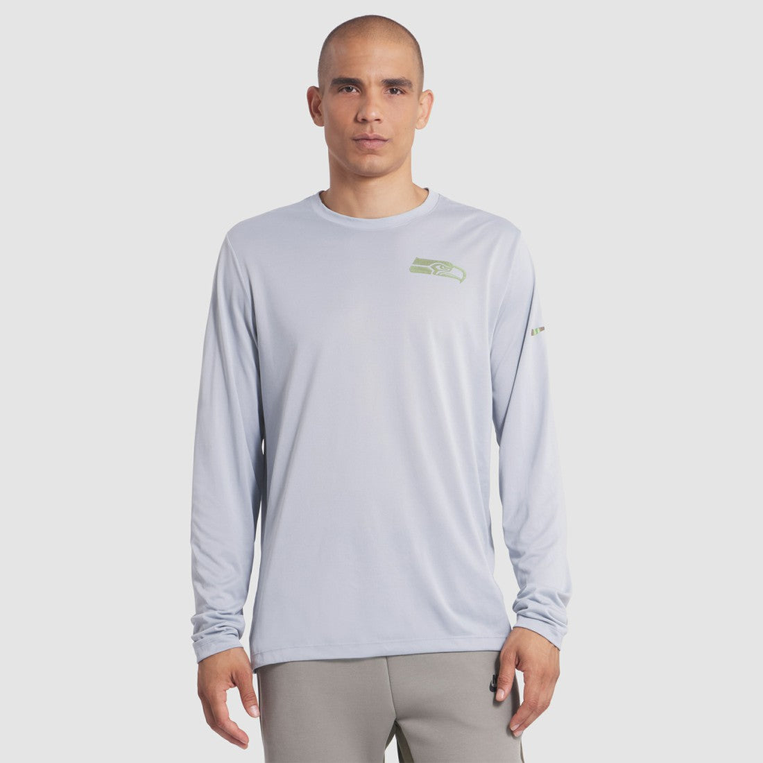 Seattle Seahawks 2025 Rivalries Collection Sideline Legend Dri-FIT Long Sleeve T-Shirt - Wolf Gray | Nike for sale