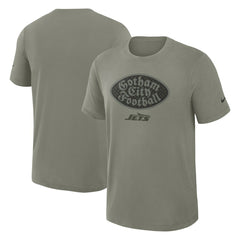New York Jets 2025 Rivalries Collection Slub Dri-FIT T-Shirt - Dark Stucco | Nike on sale
