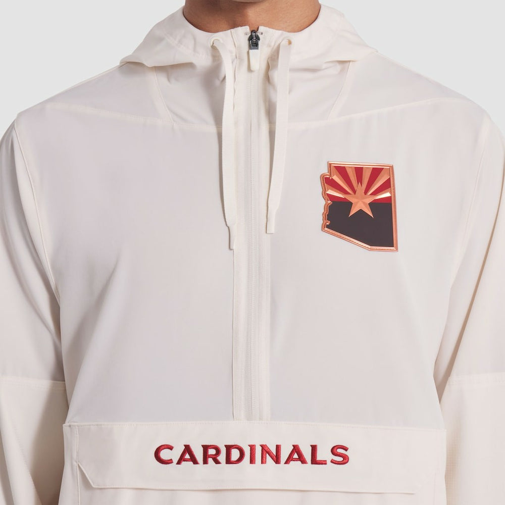 Arizona Cardinals 2025 Rivalries Collection Sideline Anorak Half-Zip Hoodie Jacket - Natural | Nike online