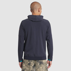 Miami Dolphins 2025 Rivalries Collection Sideline Anorak Half-Zip Hoodie Jacket - Pitch Blue | Nike outlet