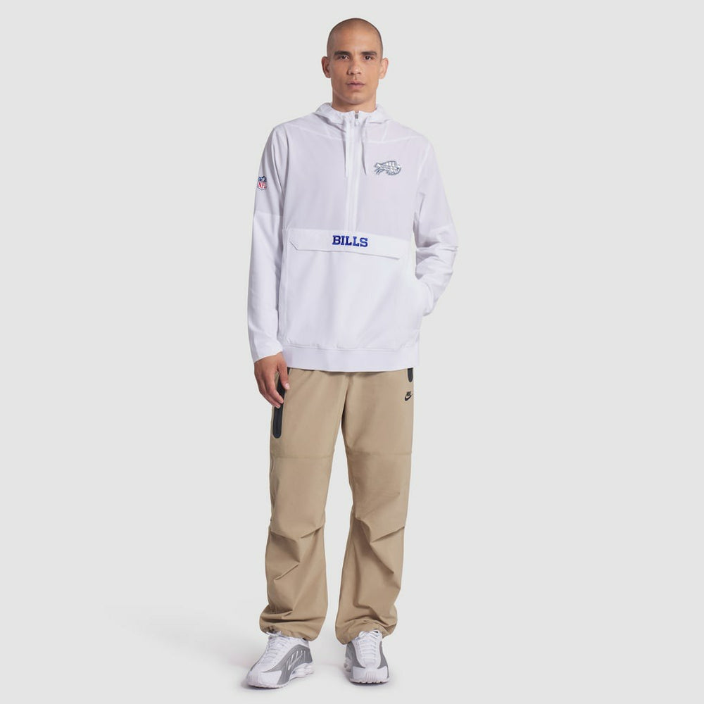 Buffalo Bills 2025 Rivalries Collection Sideline Anorak Half-Zip Hoodie Jacket - White | Nike for sale
