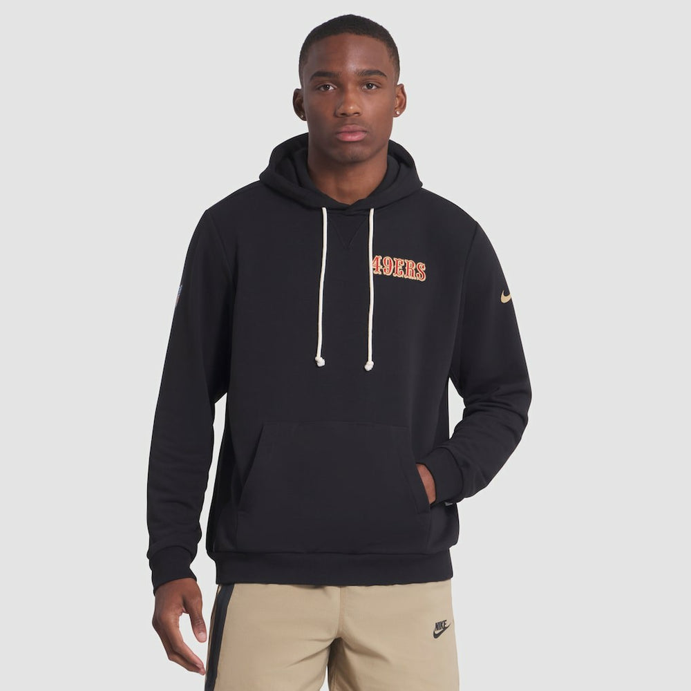 San Francisco 49ers 2025 Rivalries Collection Standard Issue Sideline Dri-FIT Hoodie - Black | Nike for sale