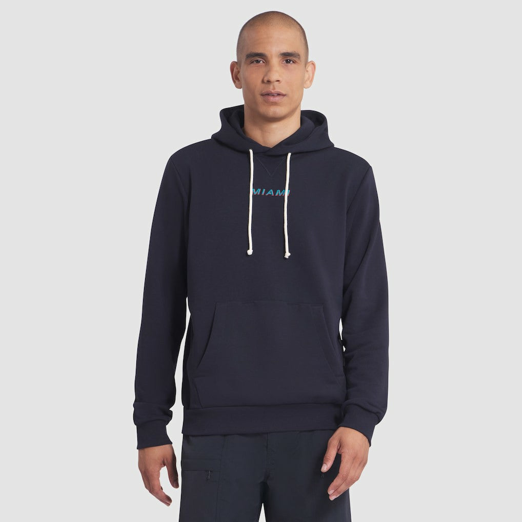 Miami Dolphins 2025 Rivalries Collection Standard Issue Sideline Dri-FIT Hoodie - Pitch Blue | Nike cheap