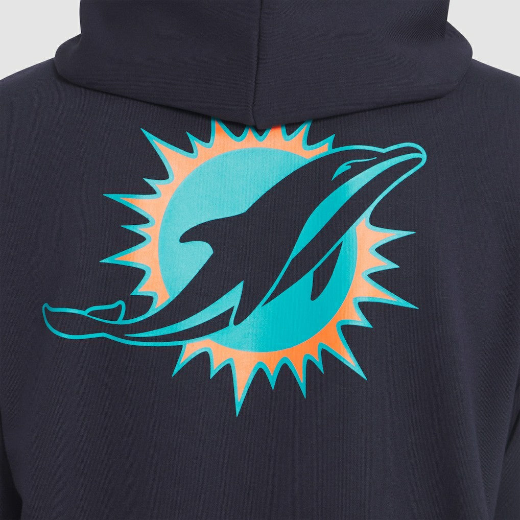 Miami Dolphins 2025 Rivalries Collection Standard Issue Sideline Dri-FIT Hoodie - Pitch Blue | Nike cheap