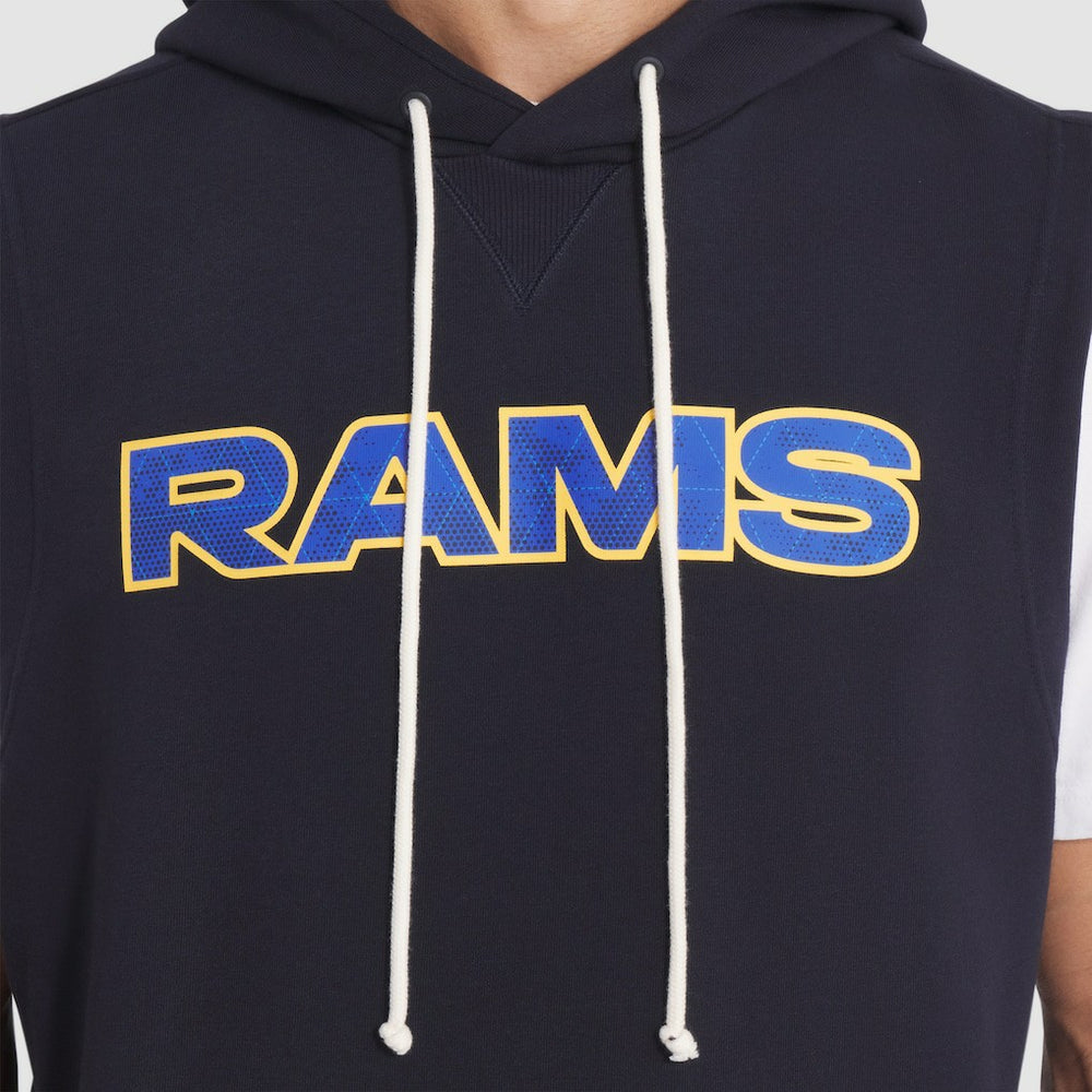 Los Angeles Rams 2025 Rivalries Collection Standard Issue Sideline Dri-FIT Sleeveless Hoodie - Midnight Blue | Nike online