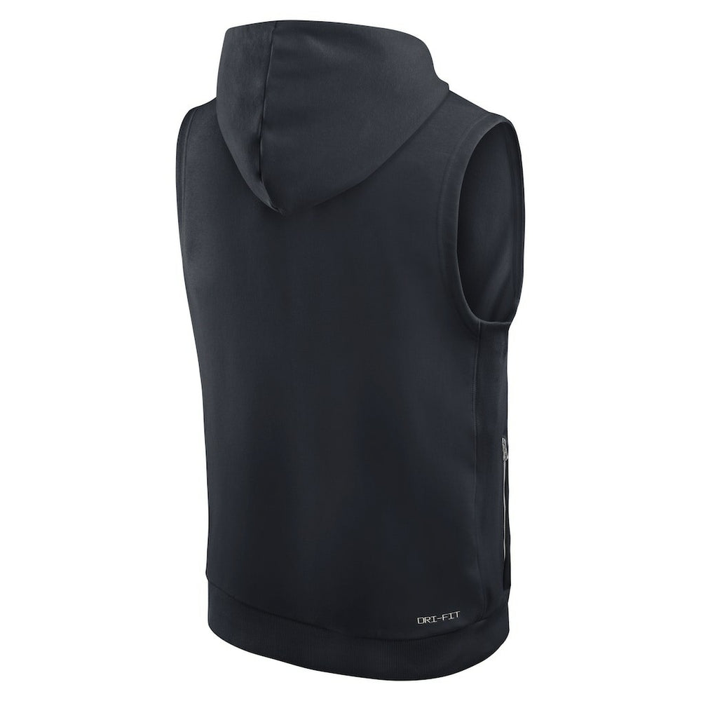 Miami Dolphins 2025 Rivalries Collection Standard Issue Sideline Dri-FIT Sleeveless Hoodie - Pitch Blue | Nike online