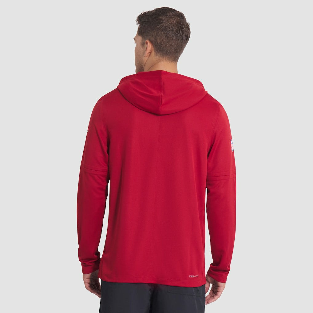 Arizona Cardinals 2025 Rivalries Collection Sideline Dri-FIT Long Sleeve Hoodie T-Shirt - Red | Nike sale