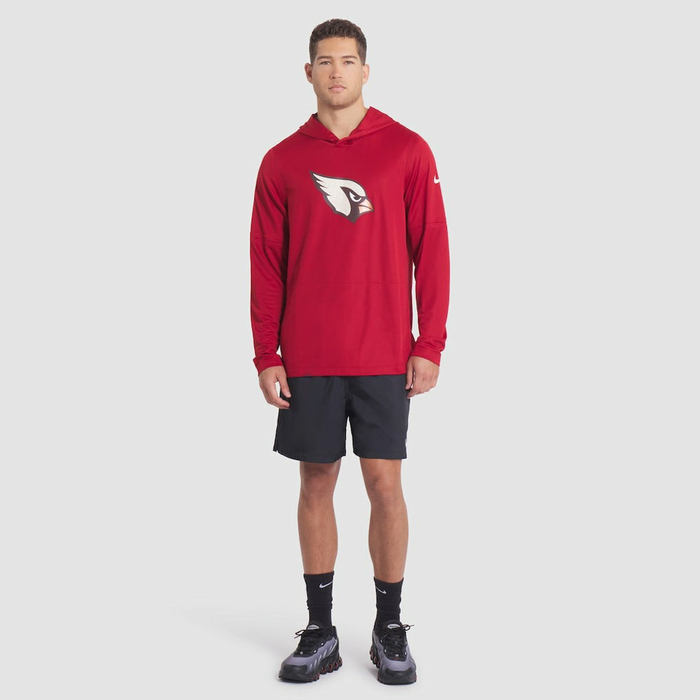 Arizona Cardinals 2025 Rivalries Collection Sideline Dri-FIT Long Sleeve Hoodie T-Shirt - Red | Nike sale