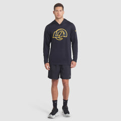Los Angeles Rams 2025 Rivalries Collection Sideline Dri-FIT Long Sleeve Hoodie T-Shirt - Midnight Blue | Nike discount