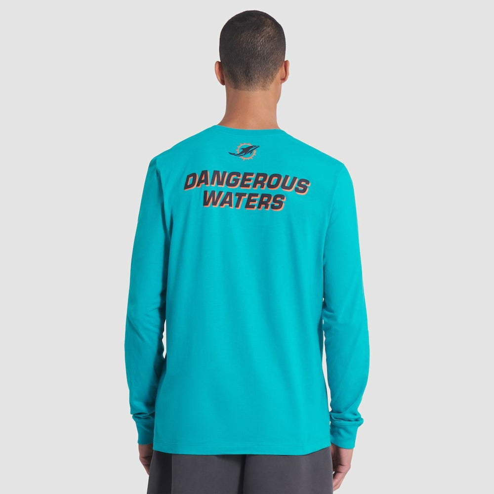 Miami Dolphins 2025 Rivalries Collection Essential Long Sleeve T-Shirt - Turbo Green | Nike online