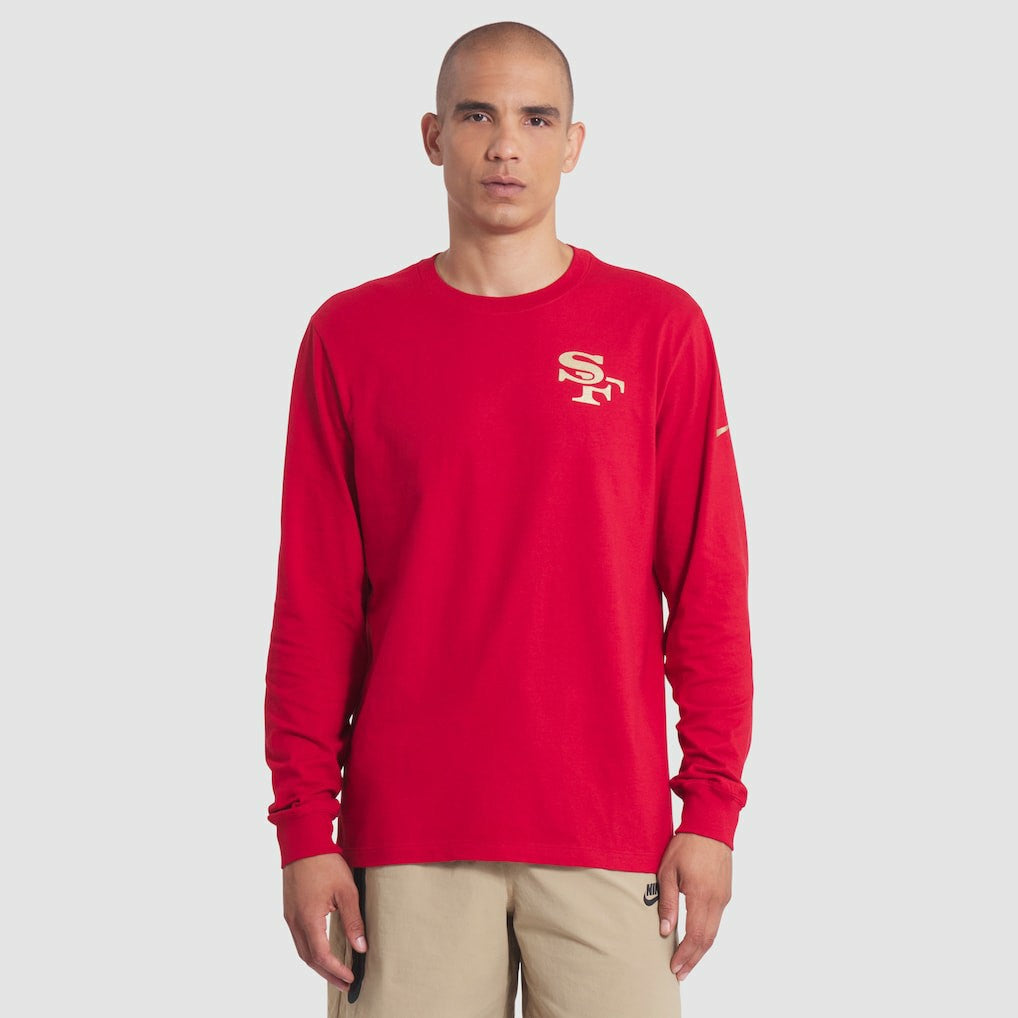 San Francisco 49ers 2025 Rivalries Collection Essential Long Sleeve T-Shirt - Scarlet | Nike online