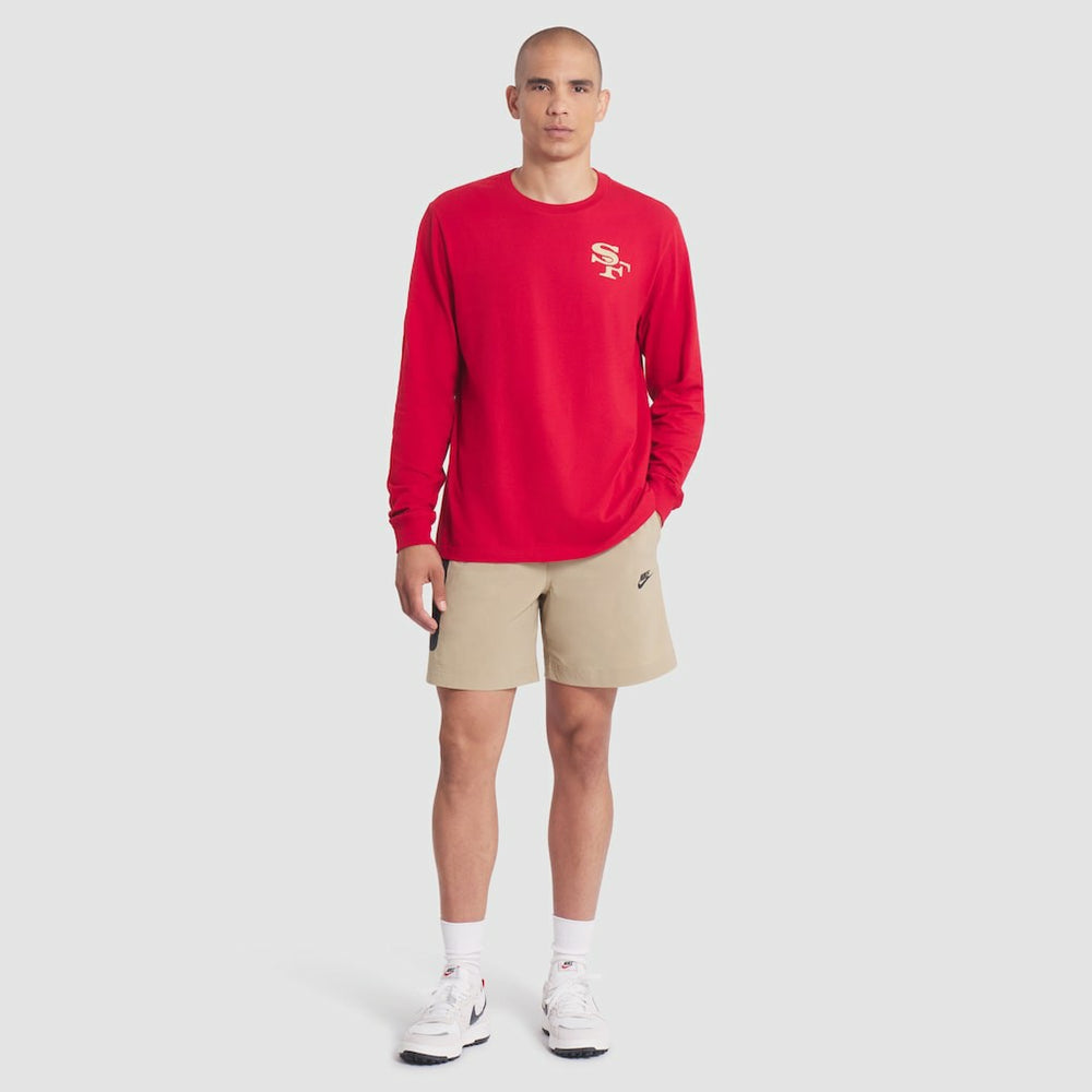 San Francisco 49ers 2025 Rivalries Collection Essential Long Sleeve T-Shirt - Scarlet | Nike online