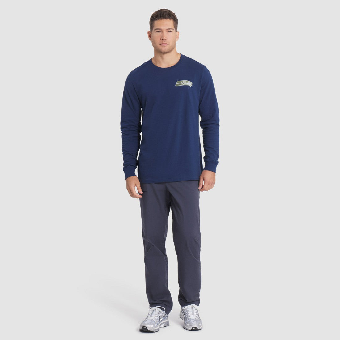 Seattle Seahawks 2025 Rivalries Collection Essential Long Sleeve T-Shirt - College Navy | Nike on sale