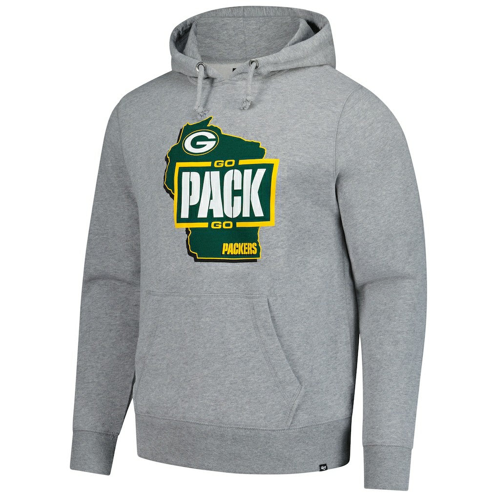 Green Bay Packers '47 Regional Headline Pullover Hoodie - Gray cheap