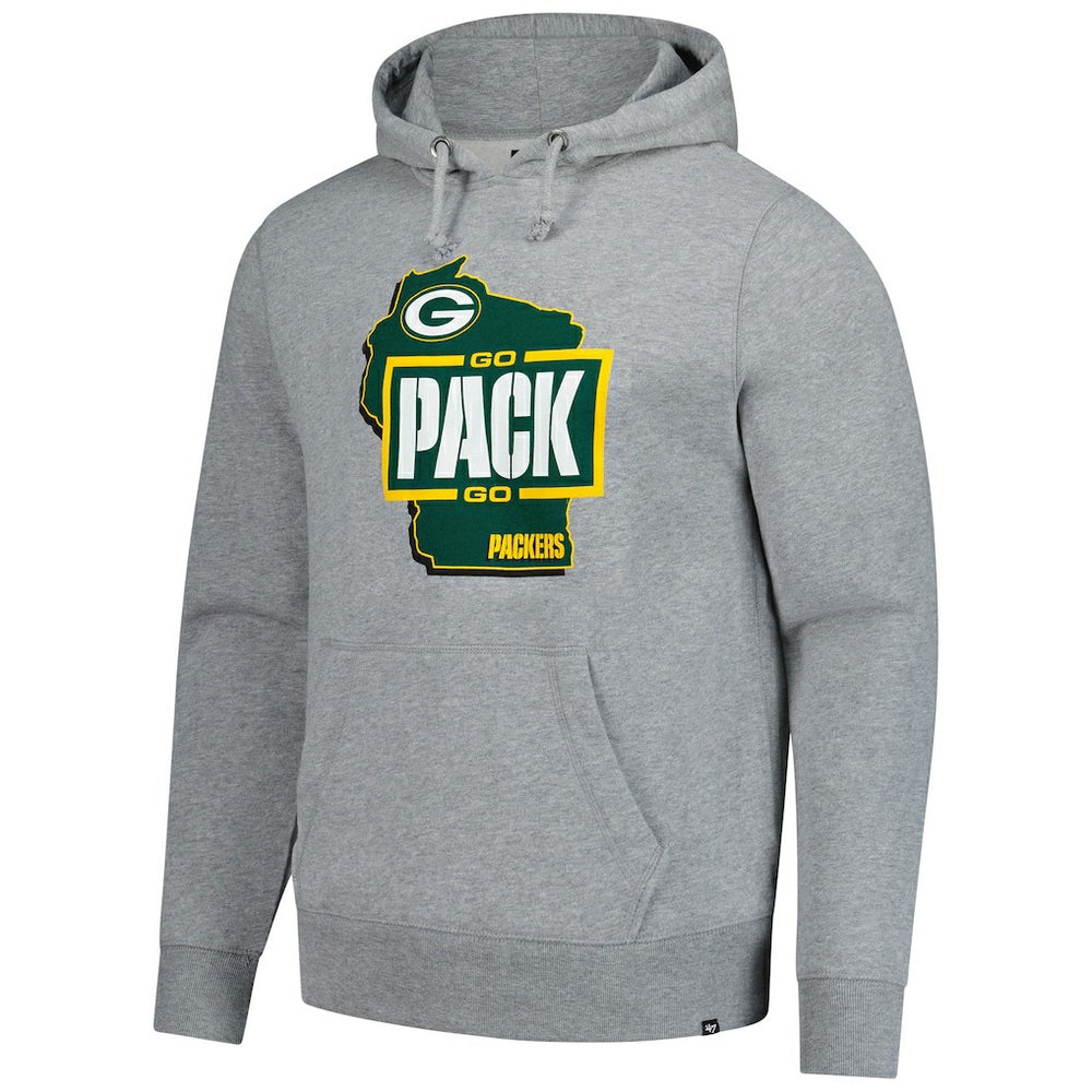 Green Bay Packers '47 Regional Headline Pullover Hoodie - Gray cheap