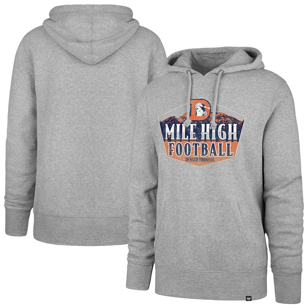 Denver Broncos '47 Headline Pullover Hoodie - Gray cheap