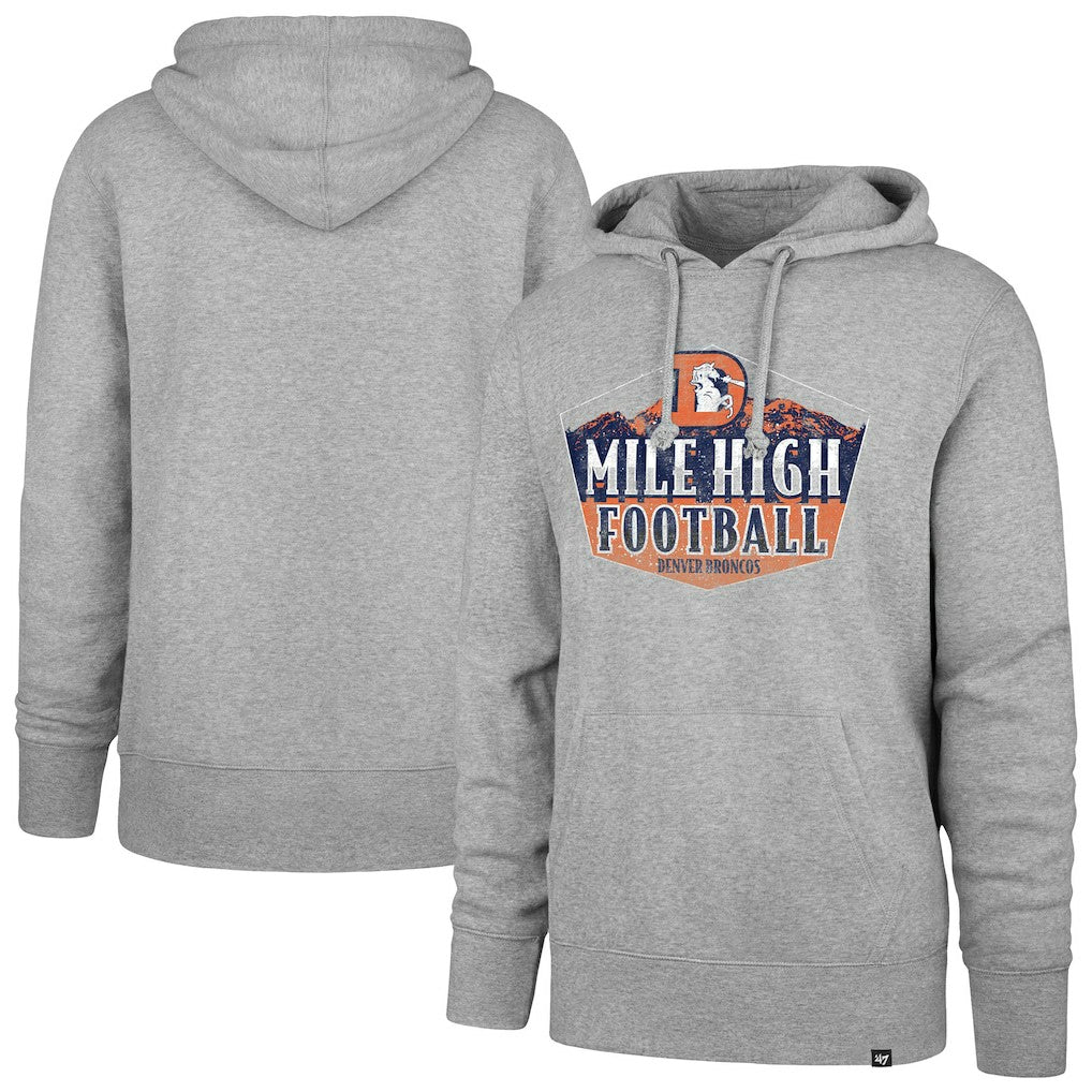 Denver Broncos '47 Headline Pullover Hoodie - Gray cheap