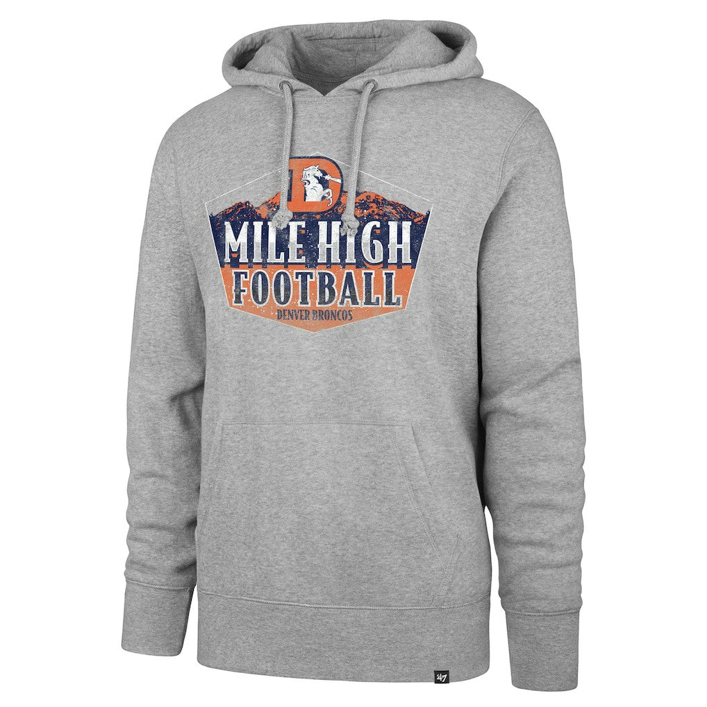 Denver Broncos '47 Headline Pullover Hoodie - Gray cheap
