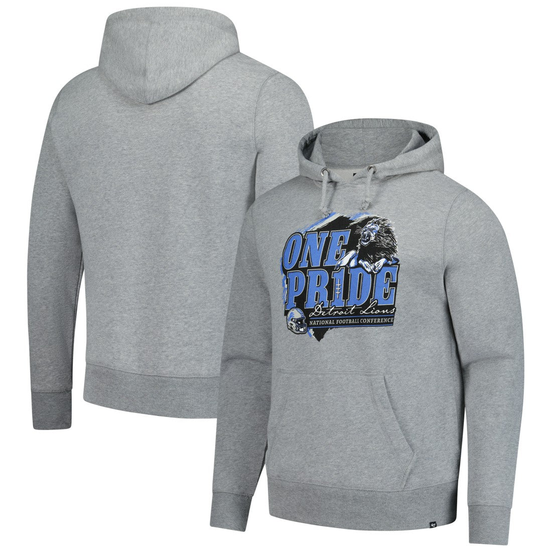 Detroit Lions '47 Regional Headline Pullover Hoodie - Gray discount