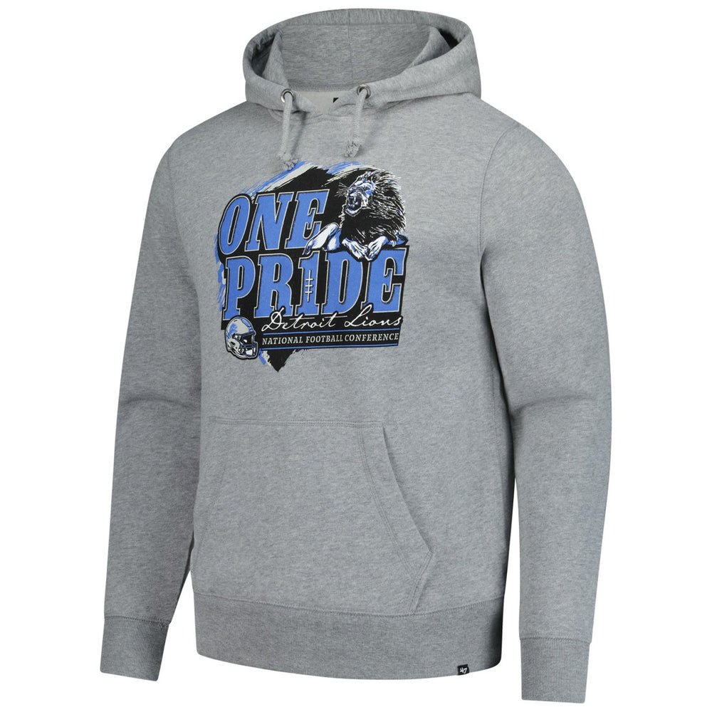 Detroit Lions '47 Regional Headline Pullover Hoodie - Gray discount