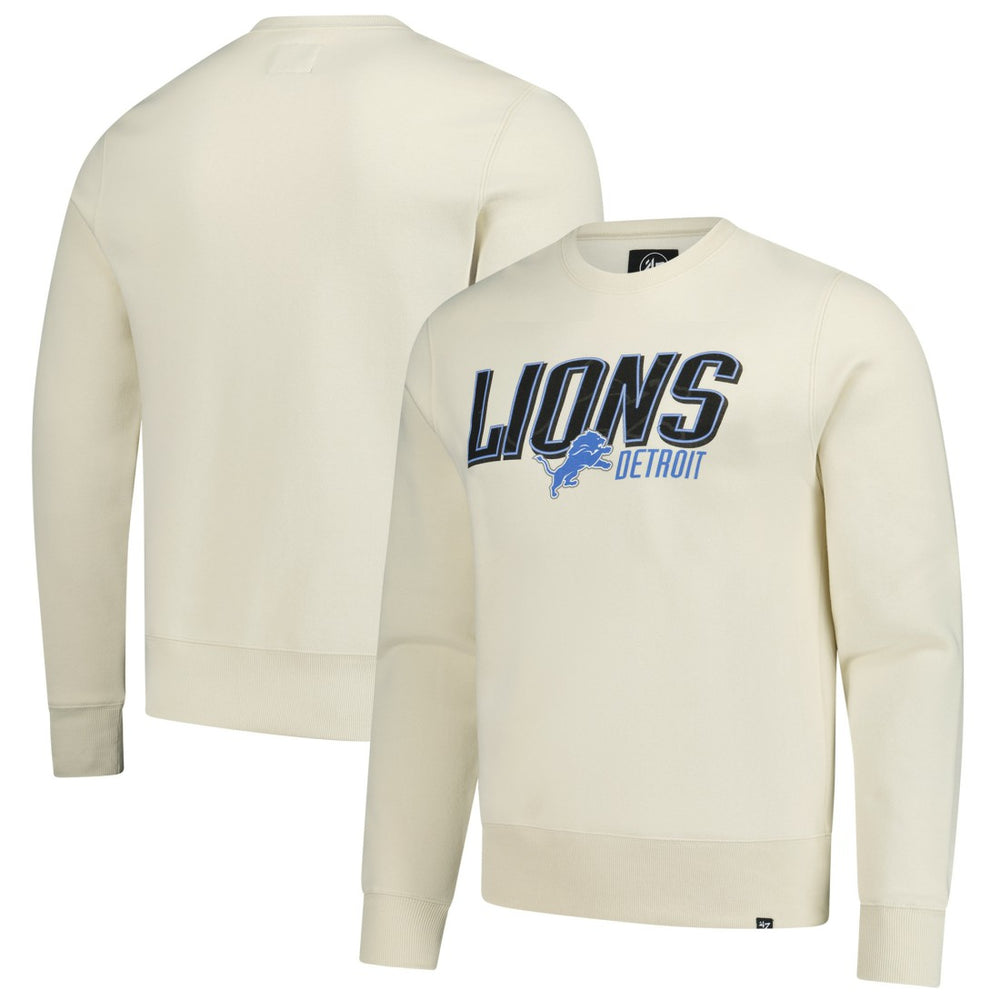 Detroit Lions '47 Locked In Headline Pullover Sweatshirt - Cream for sale