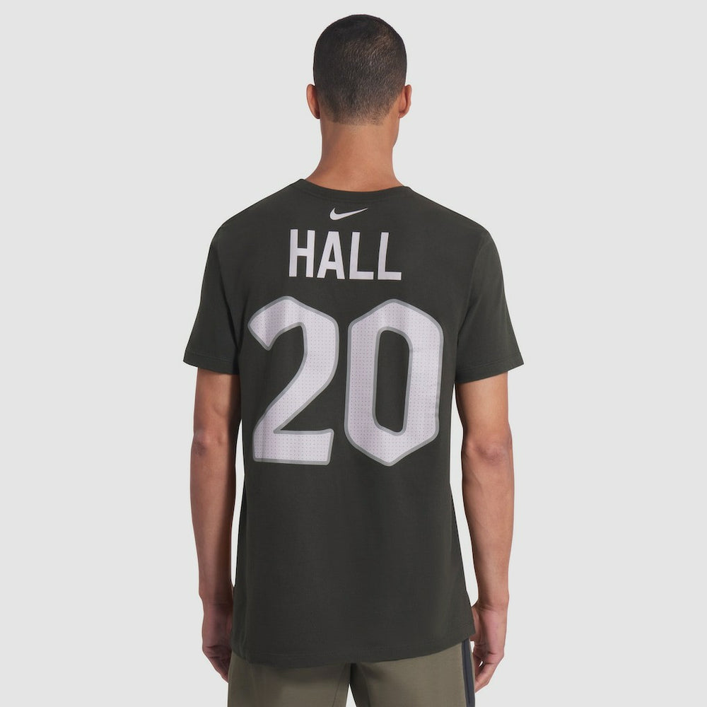 Breece Hall New York Jets 2025 Rivalries Collection Player Name & Number T-Shirt - Gotham Green | Nike outlet