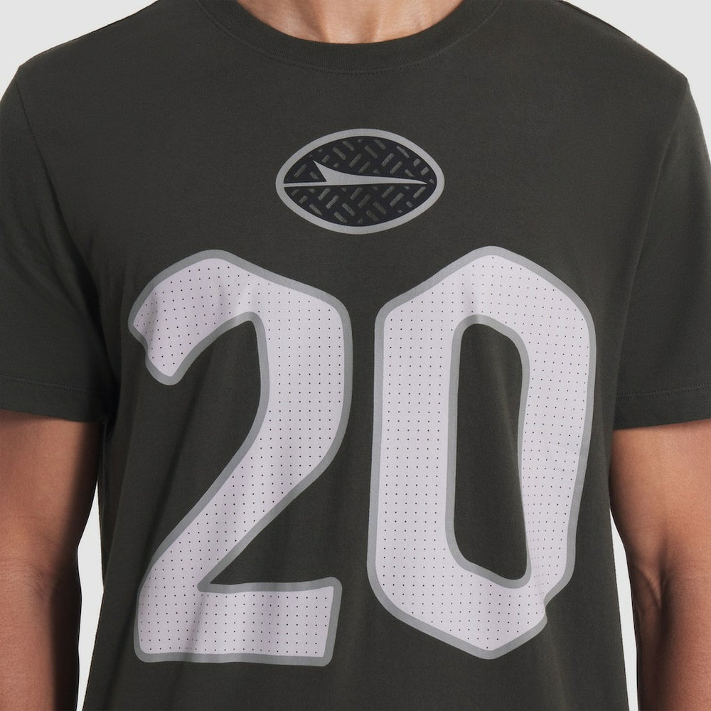 Breece Hall New York Jets 2025 Rivalries Collection Player Name & Number T-Shirt - Gotham Green | Nike outlet
