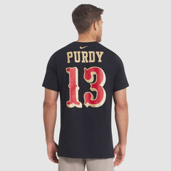 Brock Purdy San Francisco 49ers 2025 Rivalries Collection Player Name & Number T-Shirt - Black | Nike on sale