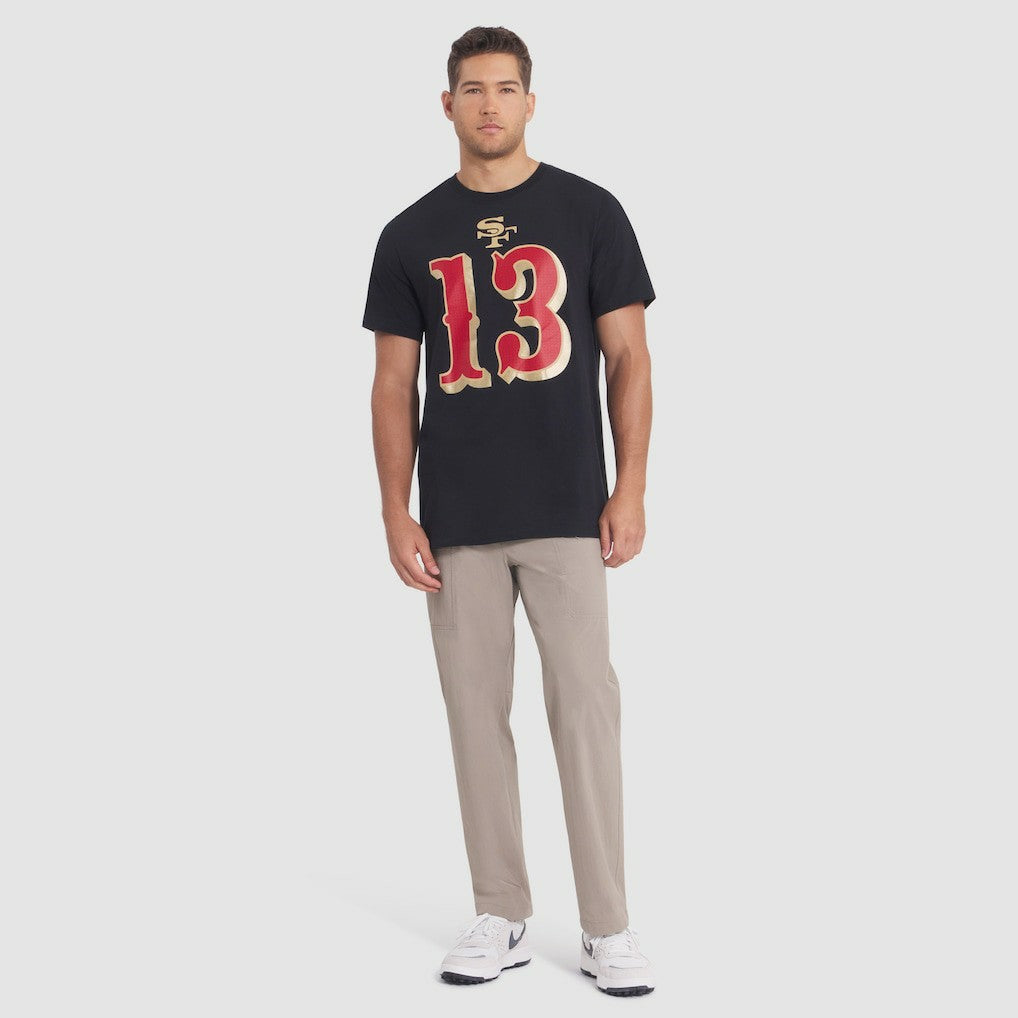 Brock Purdy San Francisco 49ers 2025 Rivalries Collection Player Name & Number T-Shirt - Black | Nike on sale