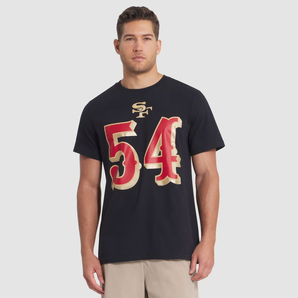 Fred Warner San Francisco 49ers 2025 Rivalries Collection Player Name & Number T-Shirt - Black | Nike discount