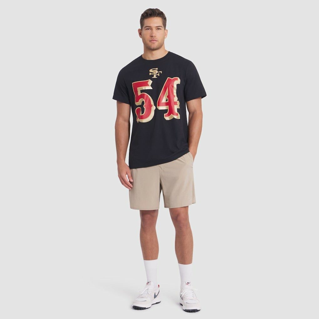 Fred Warner San Francisco 49ers 2025 Rivalries Collection Player Name & Number T-Shirt - Black | Nike discount
