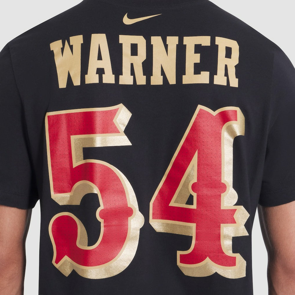 Fred Warner San Francisco 49ers 2025 Rivalries Collection Player Name & Number T-Shirt - Black | Nike discount