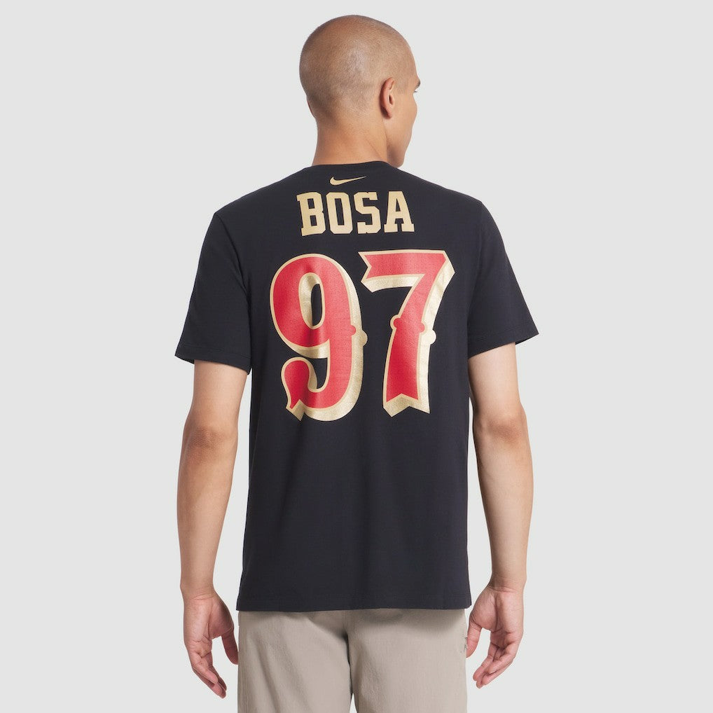 Nick Bosa San Francisco 49ers 2025 Rivalries Collection Player Name & Number T-Shirt - Black | Nike cheap
