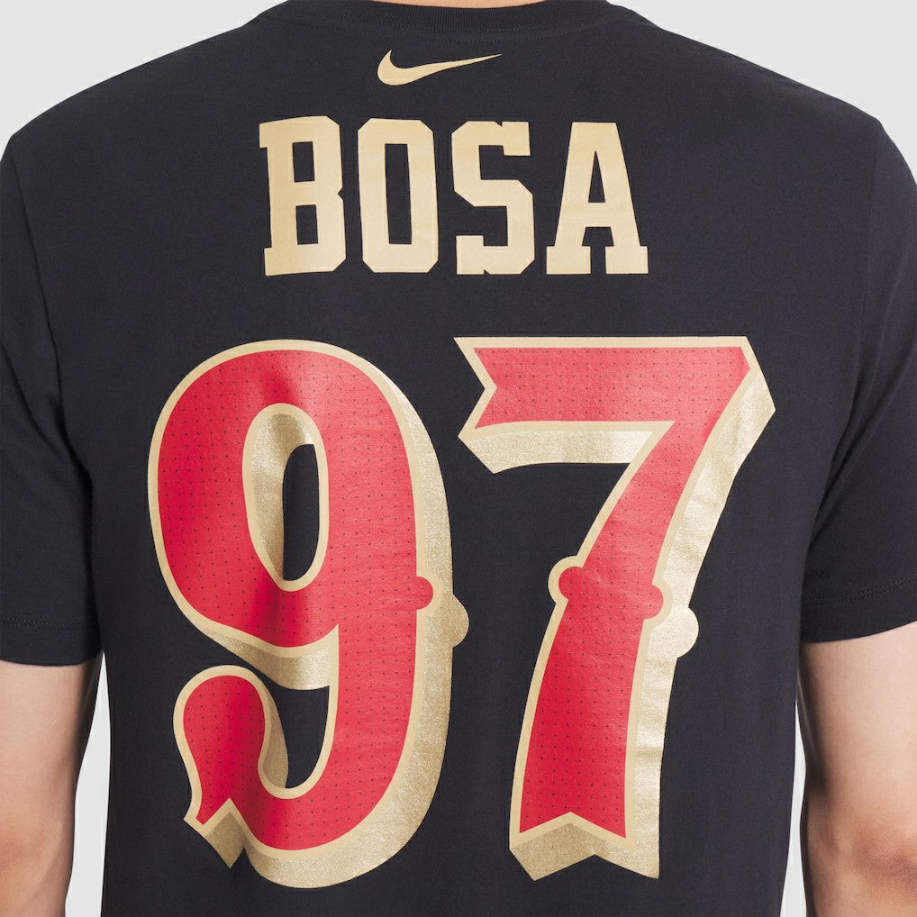 Nick Bosa San Francisco 49ers 2025 Rivalries Collection Player Name & Number T-Shirt - Black | Nike cheap