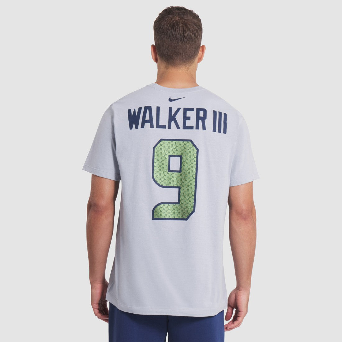 Kenneth Walker III Seattle Seahawks 2025 Rivalries Collection Player Name & Number T-Shirt - Wolf Gray | Nike discount