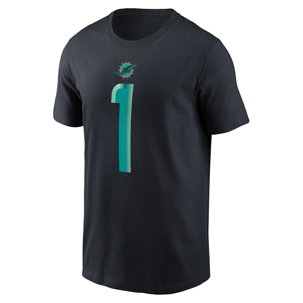 Tua Tagovailoa Miami Dolphins 2025 Rivalries Collection Player Name & Number T-Shirt - Pitch Blue | Nike outlet