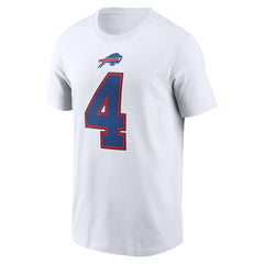 James Cook III Buffalo Bills Player Name & Number T-Shirt - White | Nike on sale