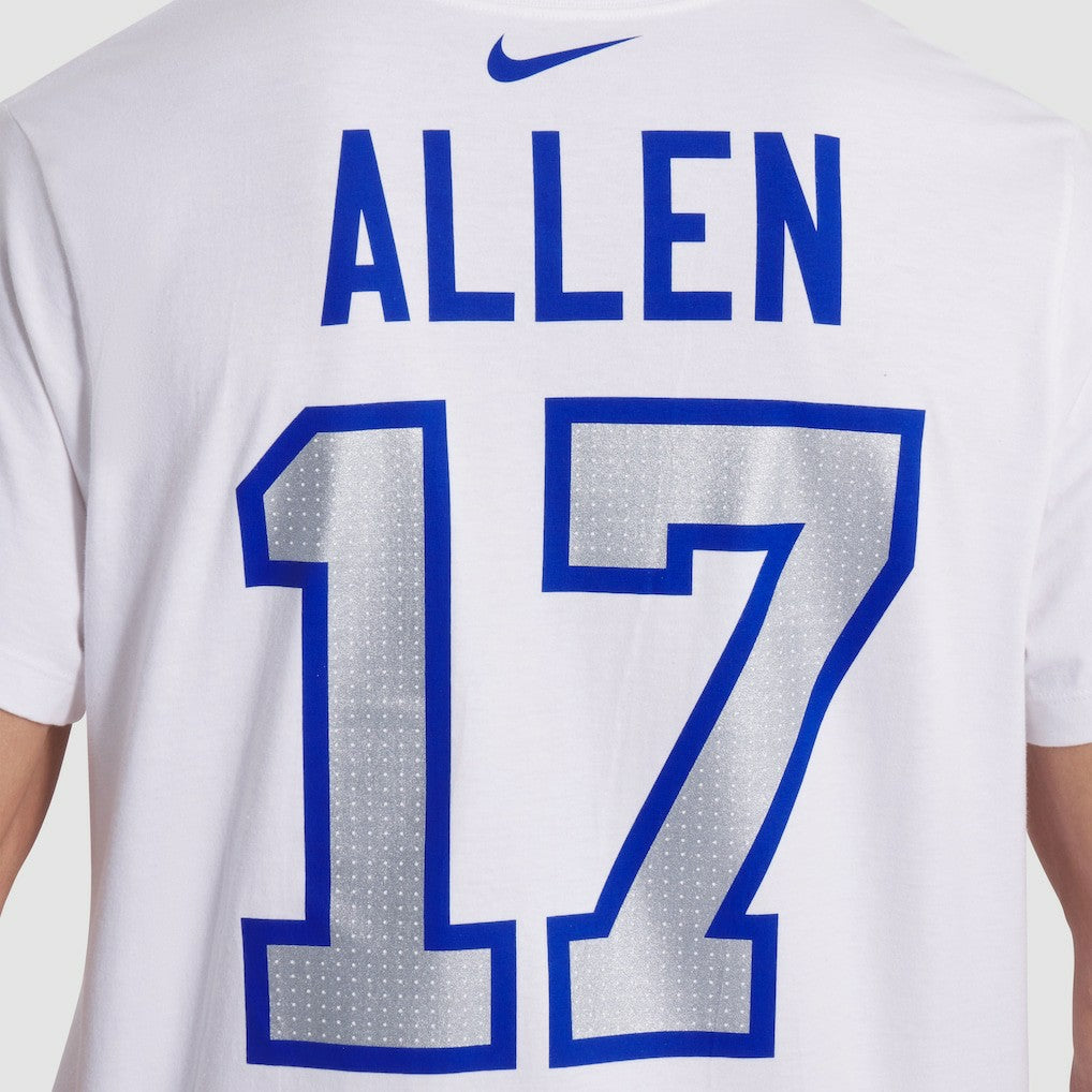 Josh Allen Buffalo Bills 2025 Rivalries Collection Player Name & Number T-Shirt - White | Nike on sale