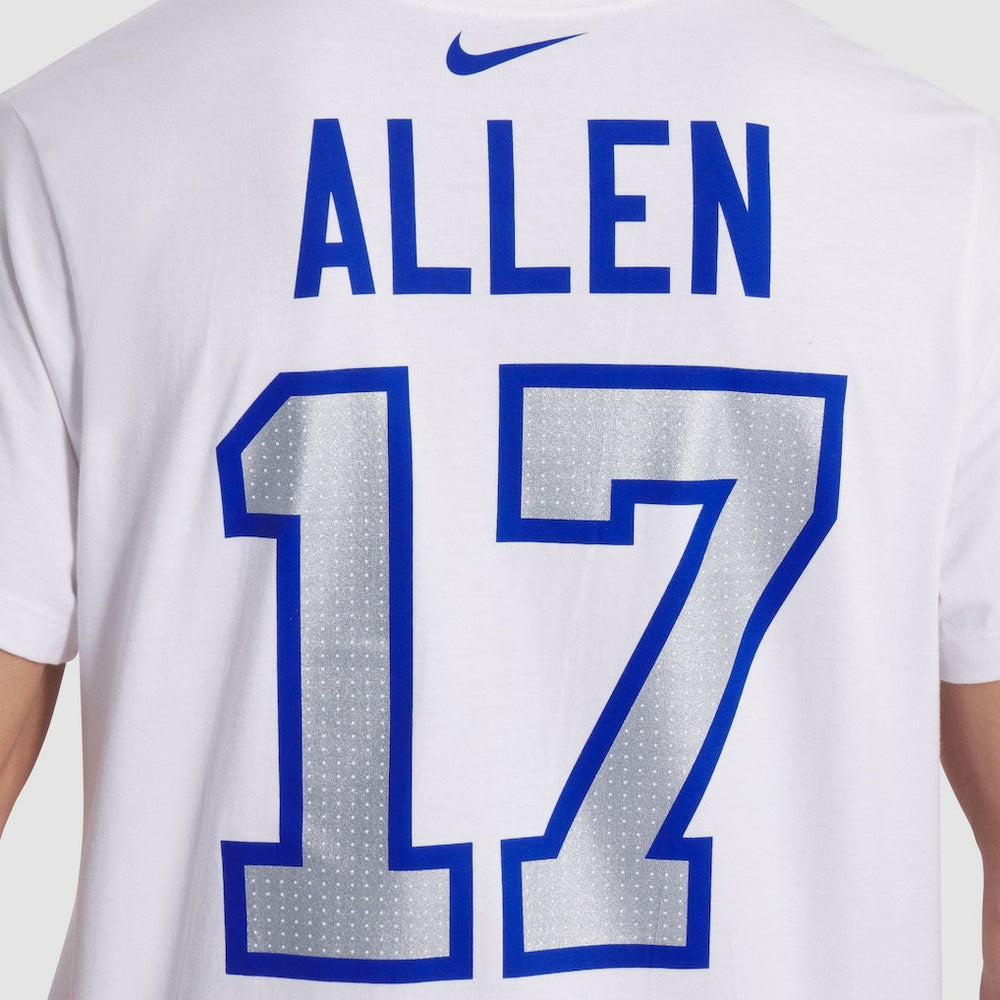 Josh Allen Buffalo Bills 2025 Rivalries Collection Player Name & Number T-Shirt - White | Nike on sale