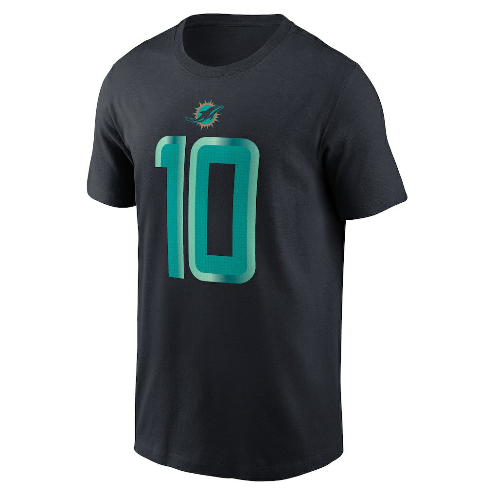 Tyreek Hill Miami Dolphins 2025 Rivalries Collection Player Name & Number T-Shirt - Pitch Blue | Nike cheap