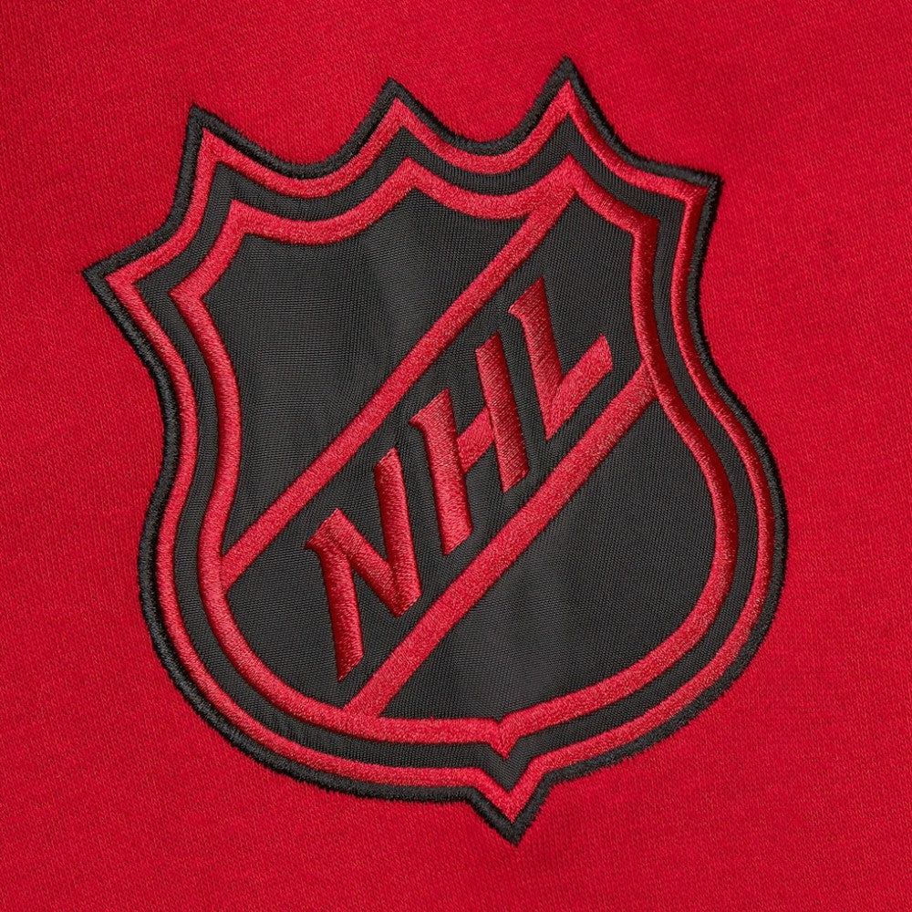 New Jersey Devils Mitchell & Ness Women's Heritage Lace-Up Pullover Sweatshirt Red