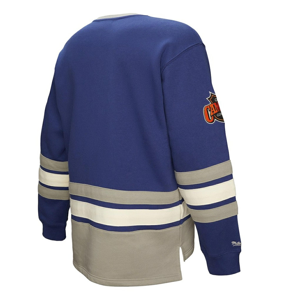 Toronto Maple Leafs Heritage Lace-Up Pullover Sweatshirt Blue