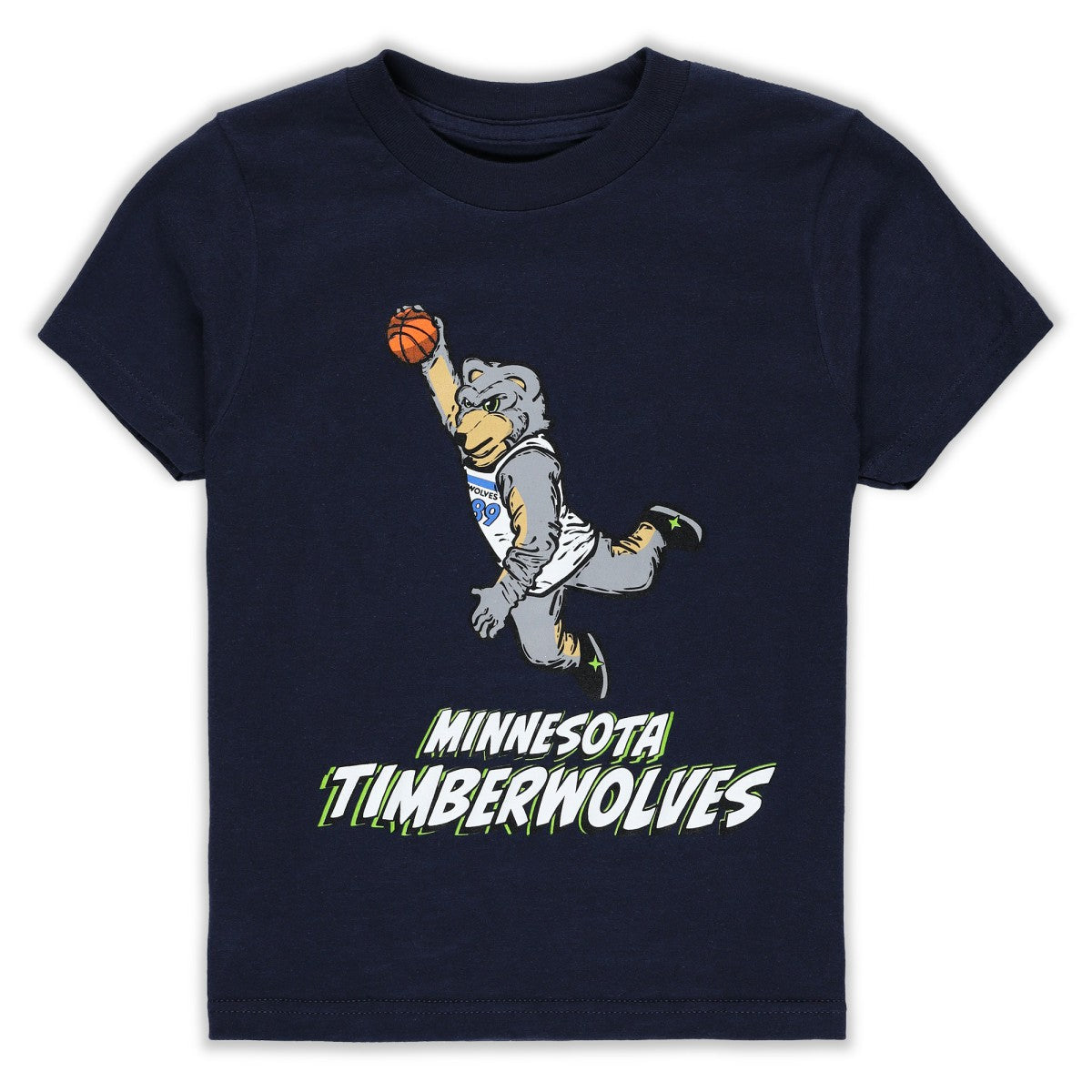 Minnesota Timberwolves Stadium Essentials Youth Mascot Air T-Shirt - Navy online
