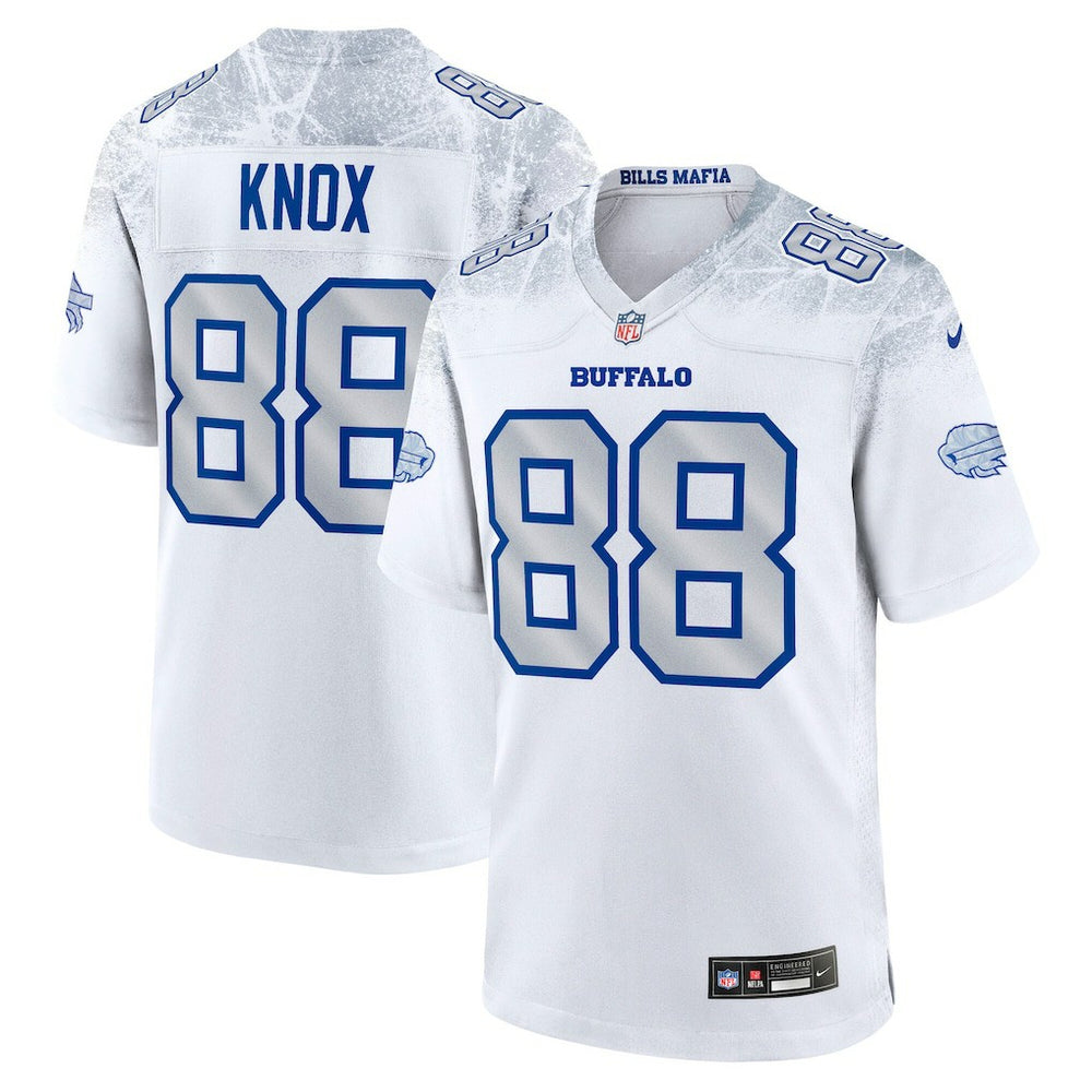 Dawson Knox Buffalo Bills 2025 Rivalries Collection Game Jersey - White | Nike for sale