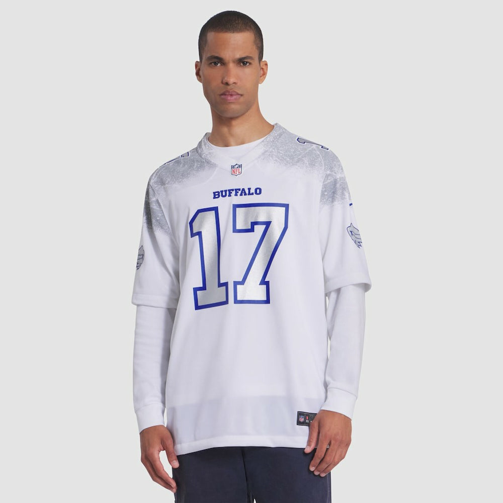 Josh Allen Buffalo Bills 2025 Rivalries Collection Game Jersey - White | Nike for sale