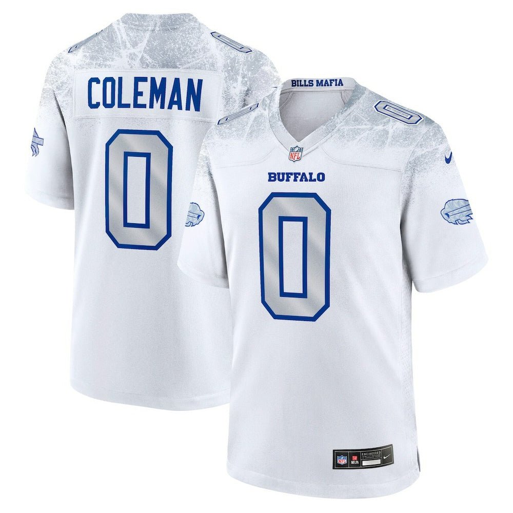 Keon Coleman Buffalo Bills 2025 Rivalries Collection Game Jersey - White | Nike discount